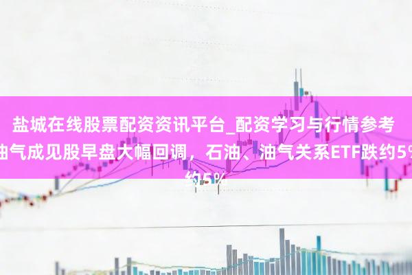 盐城在线股票配资资讯平台_配资学习与行情参考 油气成见股早盘大幅回调，石油、油气关系ETF跌约5%